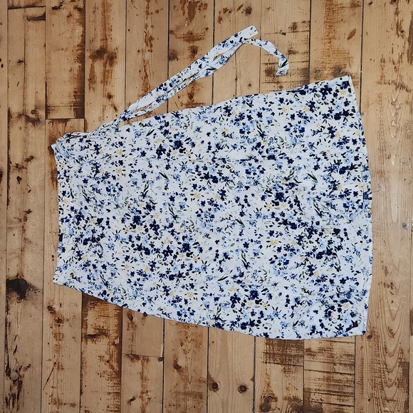ICHI Floral Wrap Skirt - Picture 1 of 9